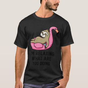 Camiseta Relajado Sloth Funny