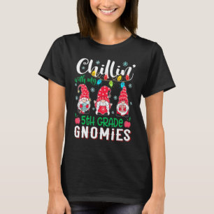 Camiseta Relajándome Con Mis Gnomios De 5to Grado Luz Navid