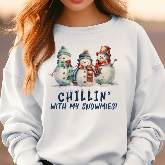 Camiseta Relajándome Con Mis Muñecos de Nieve (Subido por el creador)