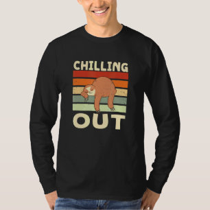 Camiseta Relajándose Perezoso Vacaciones Paseo del Perezoso