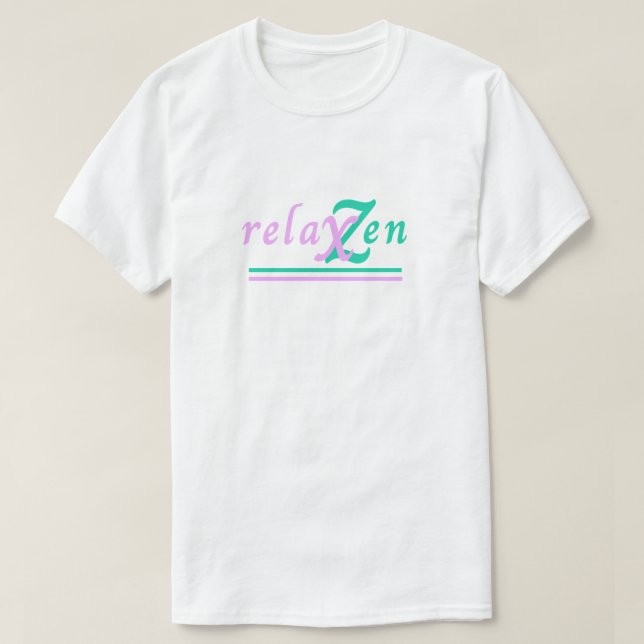 Camiseta relajante para hombres (Diseño del anverso)