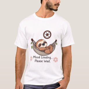 Camiseta Relajante Sloth en una hamaca