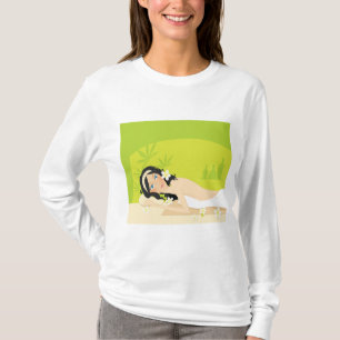 Camiseta Relajante Spa Zen Mujer Bienestar Tropical