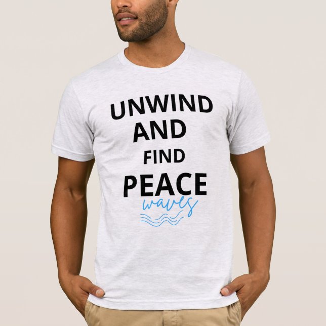 Camiseta Relajar y encontrar la paz (Anverso)
