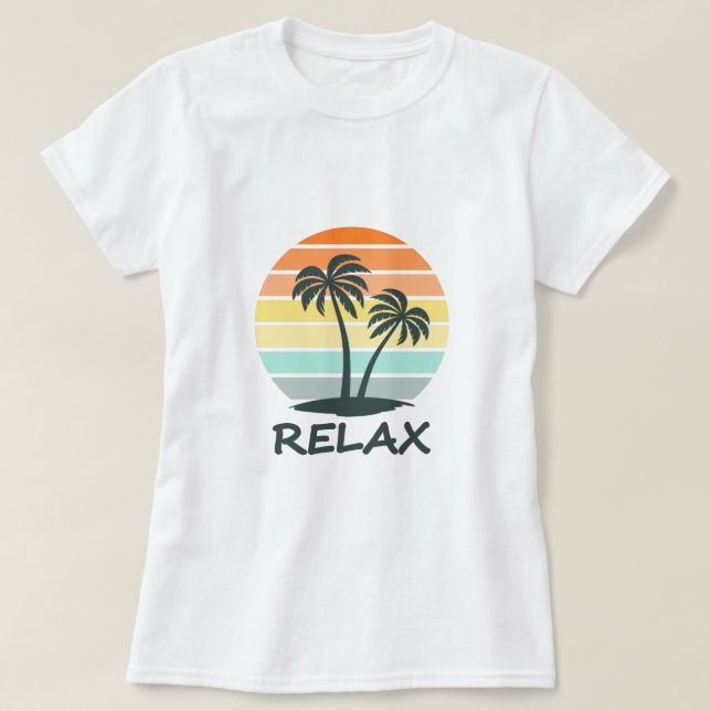 Camiseta Relajarse (Diseño del anverso)