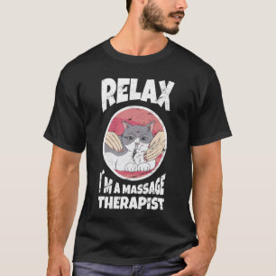 Camiseta Relajarse en una terapia de masaje Masajista fisio