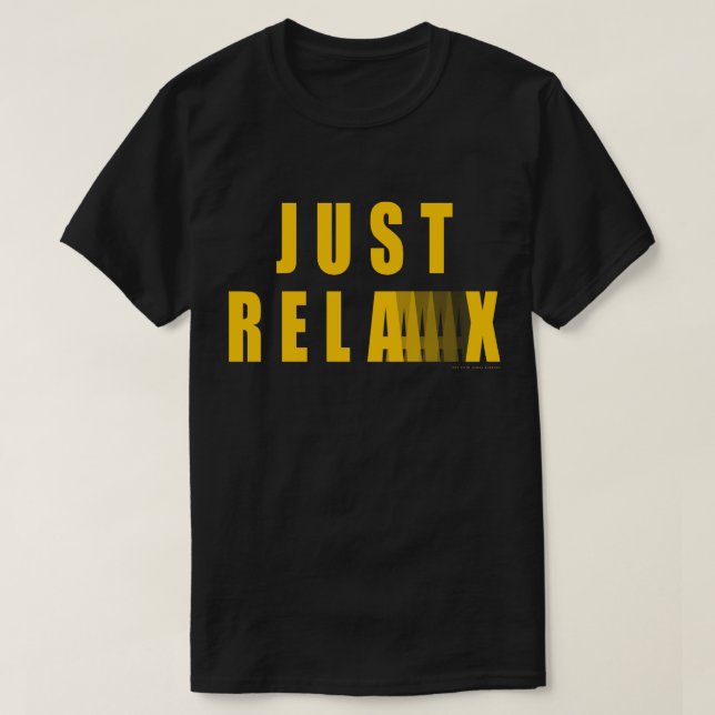 Camiseta Relájate (Diseño del anverso)