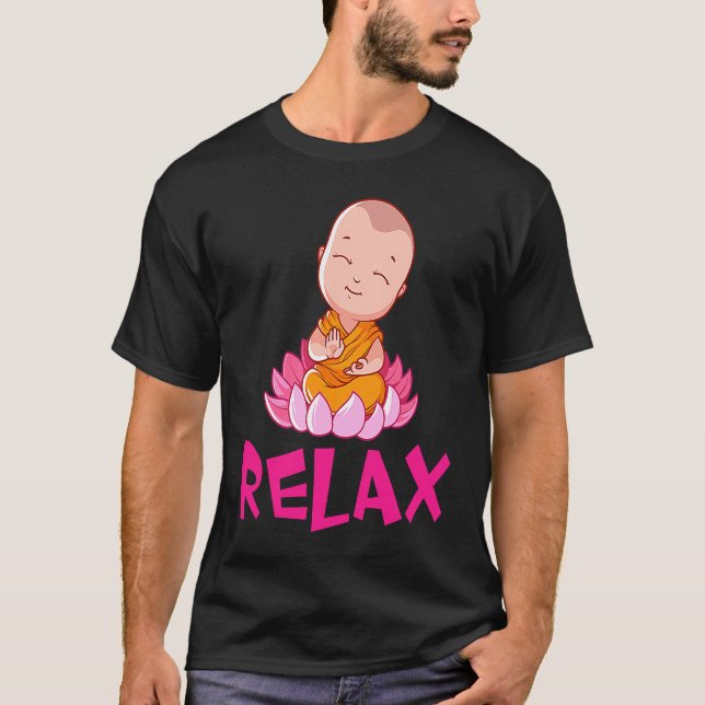 Camiseta Relájate bebé buda (Anverso)