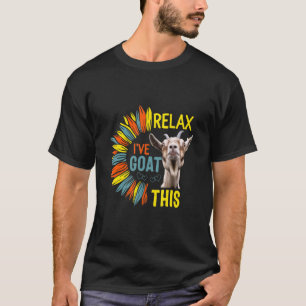 Camiseta Relájate el girasol que he ganado este animal de c