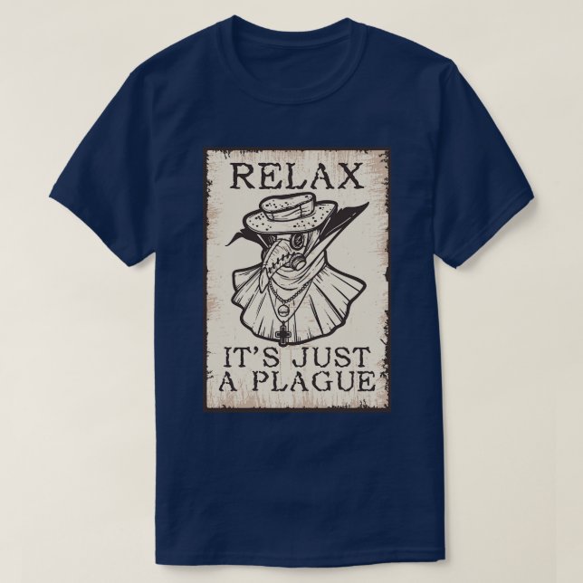 Camiseta Relájate, es sólo un Médica (Diseño del anverso)