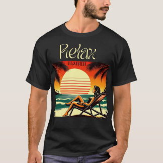 Camiseta Relájate Habibi Romántico Funny Raíces Árabes Yoga