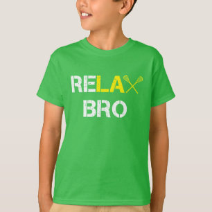 Camiseta Relaje Bro LaCrosse divertido