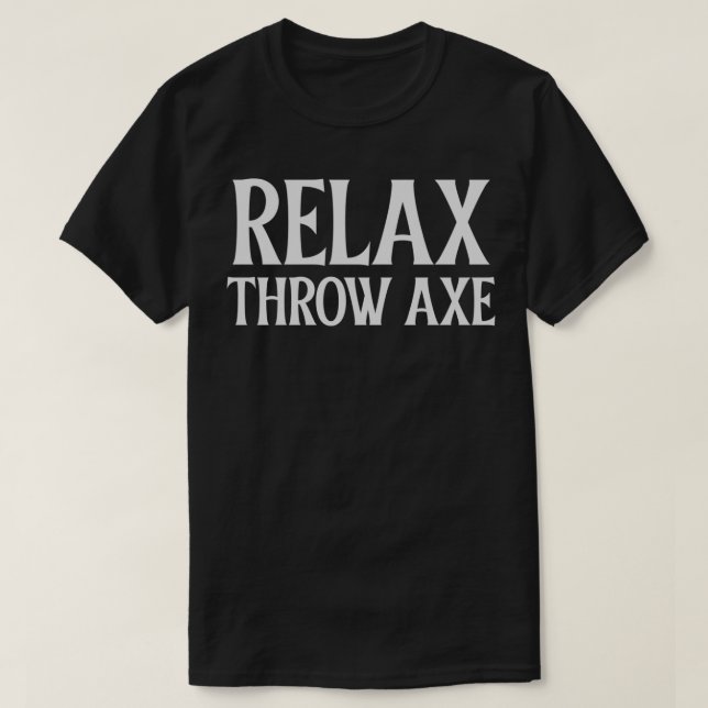 Camiseta Relájese con Ax Classic TShirt (Diseño del anverso)