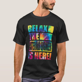 Camiseta Relájese El Ingeniero De Materiales Aquí