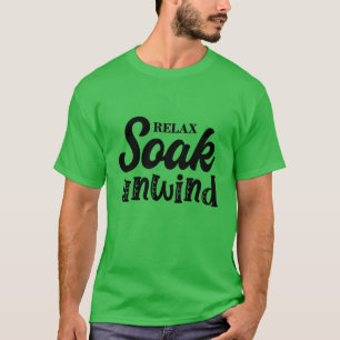 Camiseta Relájese en el baño01
