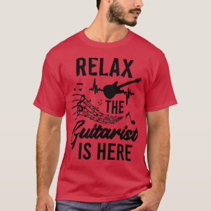 Camiseta Relájese En El Guitarista De Guitarra (2).