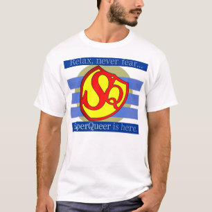 Camiseta Relájese, nunca tema… SuperQueer está aquí