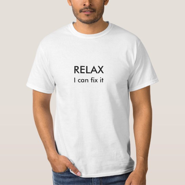 Camiseta RELÁJESE - puedo fijarlo (Anverso)