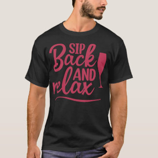 Camiseta Relájese Y Relájese Con El Diseño De La Amante Del