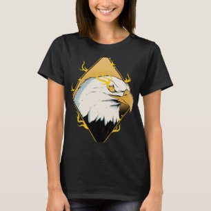Camiseta Relámpago americano de avistamiento de aves de águ