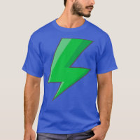 Relámpago Bolt Lime Green Tee Easy Hallowe