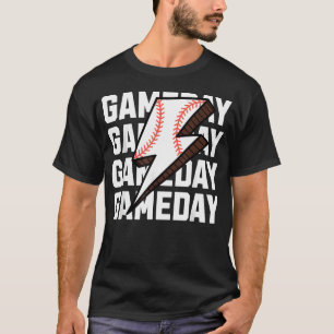 Camiseta Relámpago de béisbol