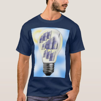 Camiseta Relámpago de energía solar