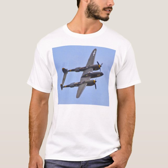 Camiseta Relámpago de Lockheed P-38J (Anverso)