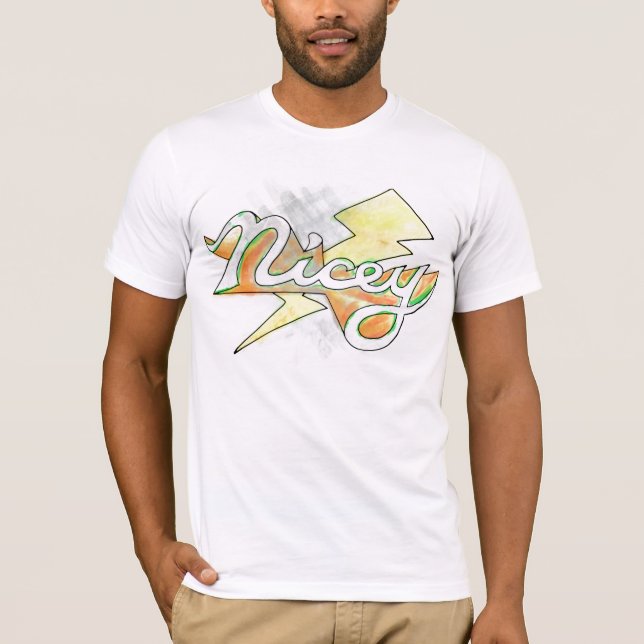 Camiseta Relámpago de Nicey (Anverso)