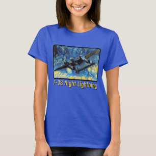 Camiseta Relámpago nocturno P-38
