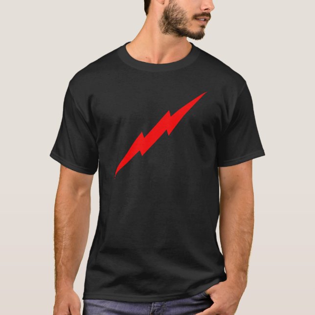Camiseta Relámpago rojo (Anverso)