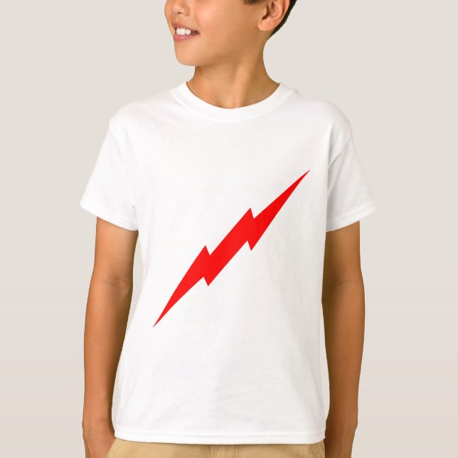 Camiseta Relámpago rojo (Anverso)