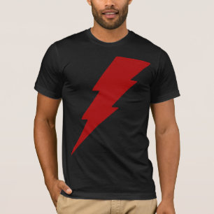 Camiseta Relámpago rojo