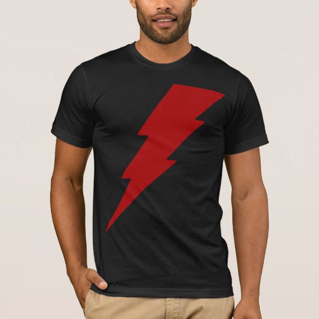 Camiseta Relámpago rojo (Anverso)