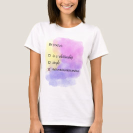 Camiseta Relationship status meow