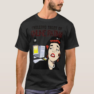 Camiseta Relatos escalofriantes en línea de historietas vin