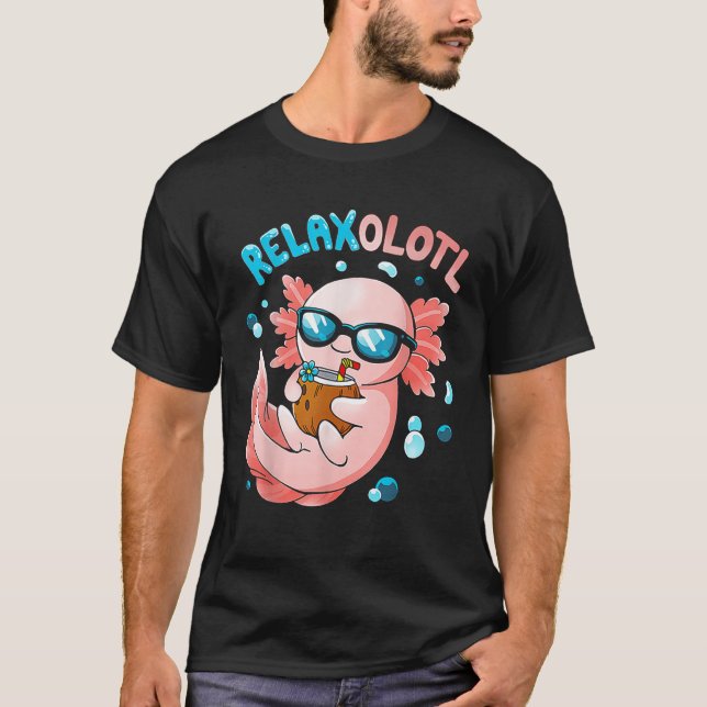 Camiseta Relax Axolotl Funny (Anverso)