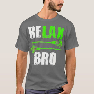 Camiseta Relax Bro Lacrosse Sports Team Game (2)