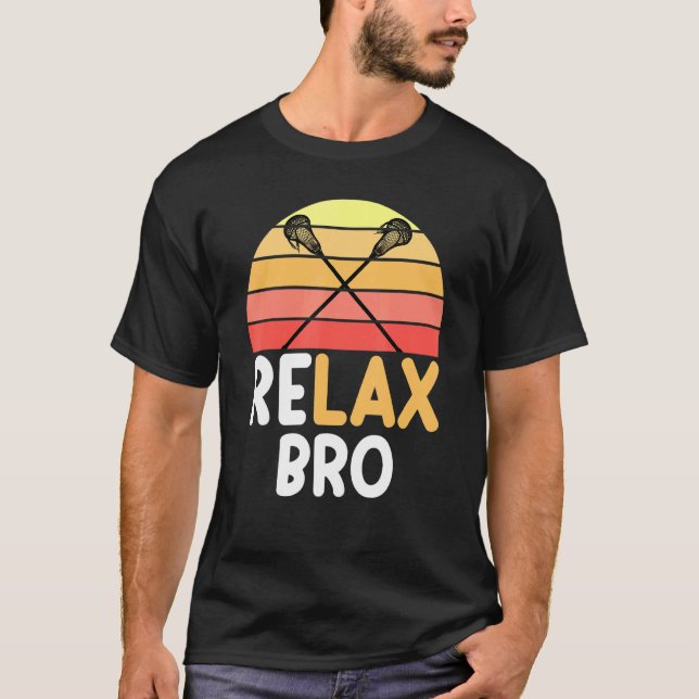 Camiseta Relax Bro Lacrosse Vintage Surf Sun (Anverso)