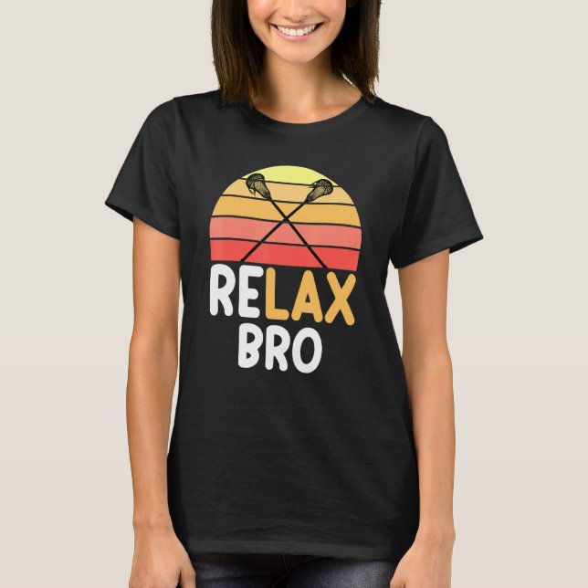 Camiseta Relax Bro Lacrosse Vintage Surf Sun (Anverso)