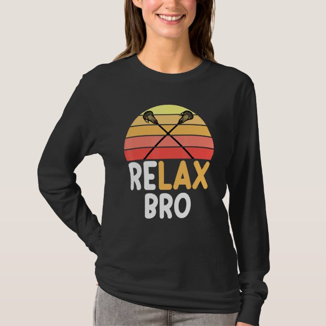 Camiseta Relax Bro Lacrosse Vintage Surf Sun (Anverso)