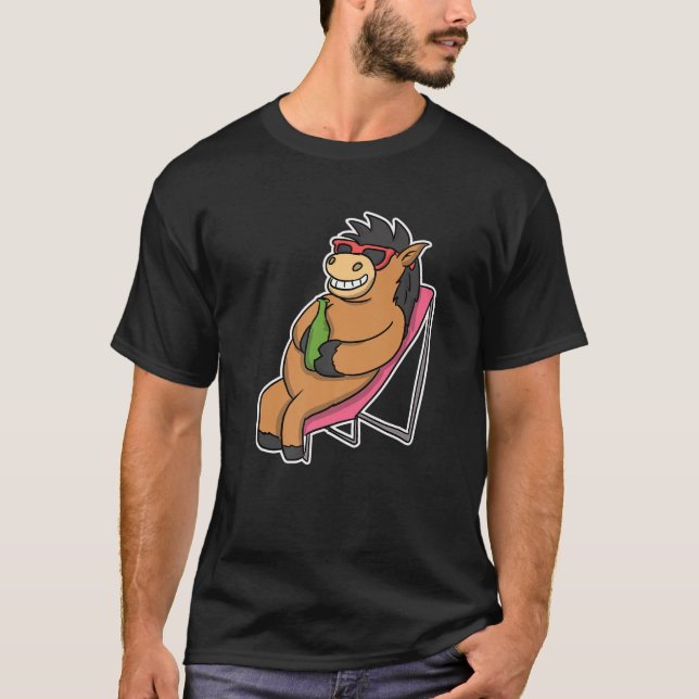 Camiseta Relax Fiesta de alcohol para caballos divertidos (Anverso)