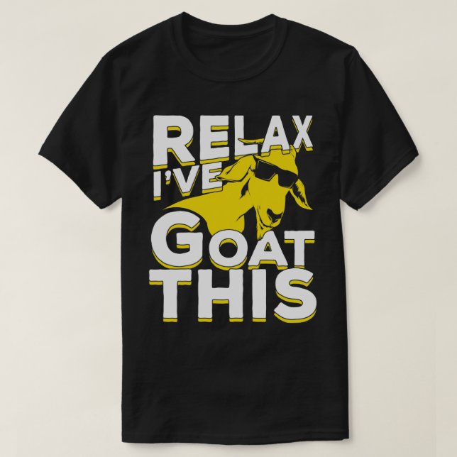 Camiseta Relax Ive Goat This (Diseño del anverso)