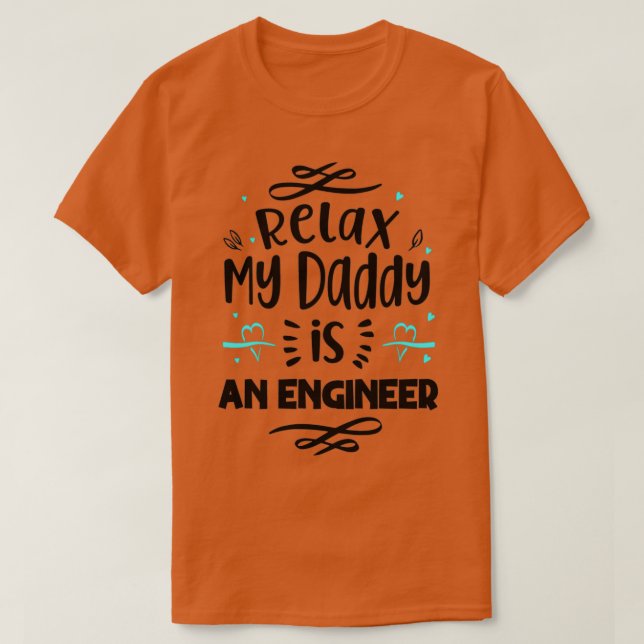Camiseta Relax My Daddy es una farmacia de ropa recién naci (Diseño del anverso)