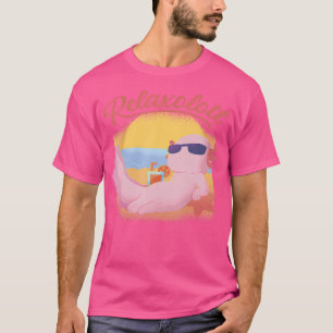 Camiseta Relaxolotl Cute Axolotl Kawaii Mexicano Salamander