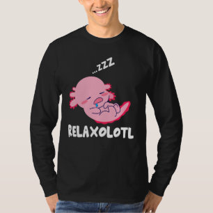 Camiseta Relaxolotl Lazy Sleeping Baby Axolotl P