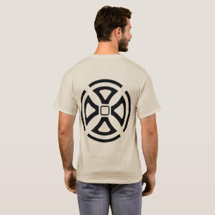 Camiseta Relieve de simetría inspirado históricamente
