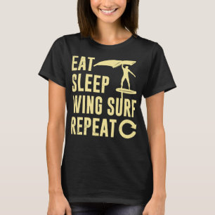 Camiseta Relieve metalizado Ala Comer Sleep Wing Surf De Re
