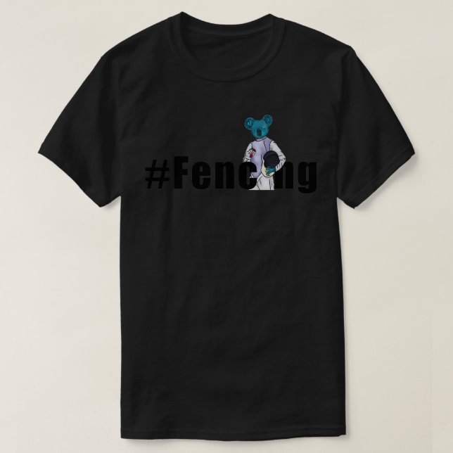 Camiseta Relieve metalizado cercando el oso Koala 1 (Diseño del anverso)