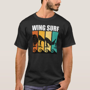 Camiseta Relieve metalizado de Ala de Surf de Ala de Ala Re